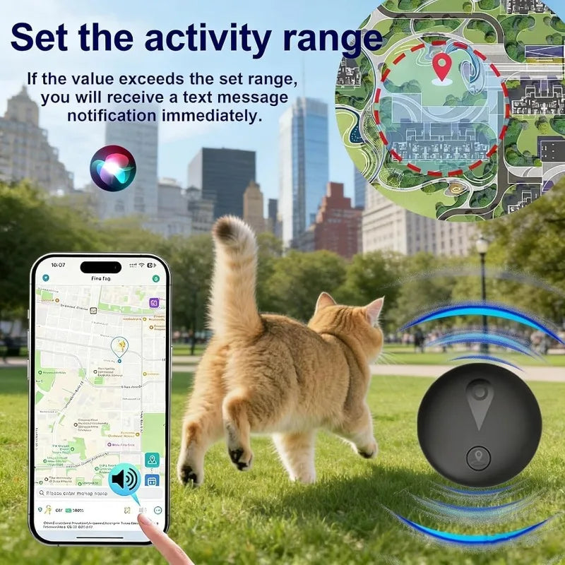 Smart GPS Dog Tracker – Real-Time Location Waterproof Tracking Collar for Dogs & Cats