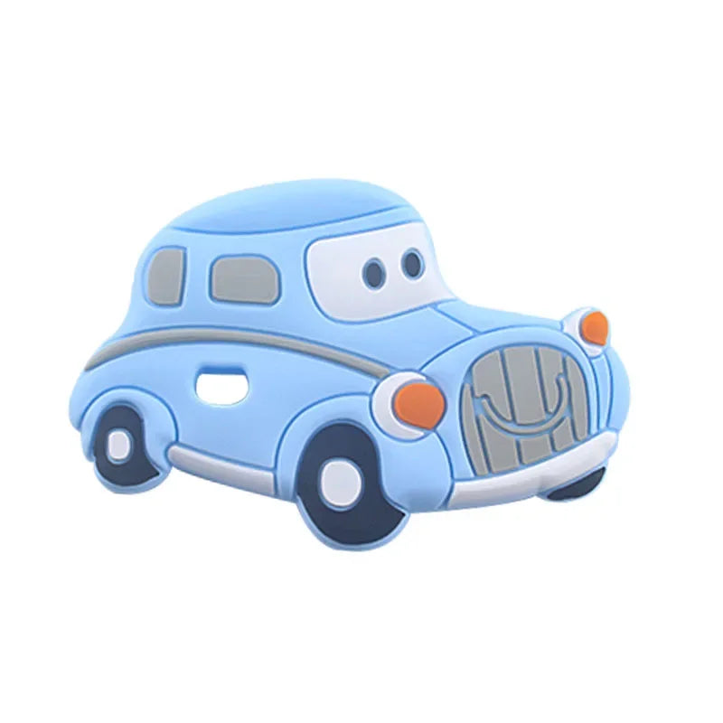 BPA Free 1pc Car Shaped Silicone Baby Teether Rodent Baby Teething Toys Chewable Products Nursing Gift For Baby Boy - PULSE MART