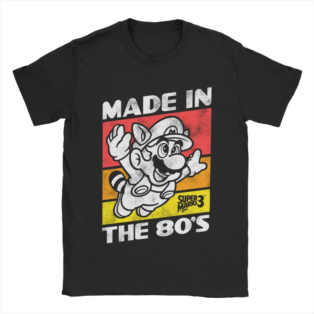 Men’s “Made In The 80s” T-Shirt – Funny Retro Cotton Short Sleeve Tee