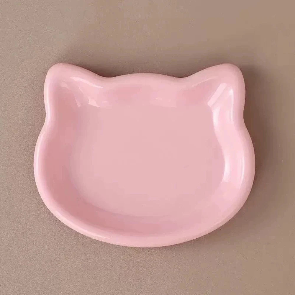 Cat-Shaped Pet Bowl – Non-Slip Food & Water Bowl for Cats & Small Pets