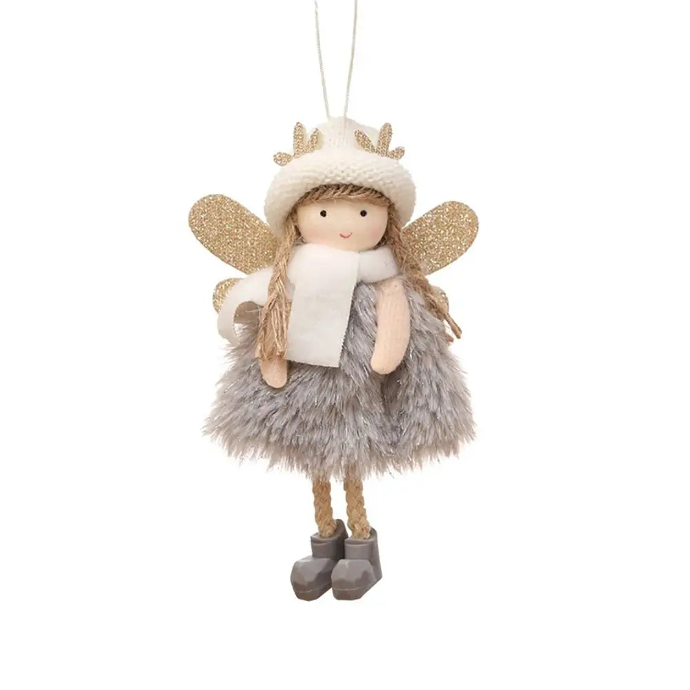 Christmas Pendant for Christmas Tree Drop Ornaments Christmas Angel Doll Christmas Decoration Xmas Tree Decoration Hanging Doll