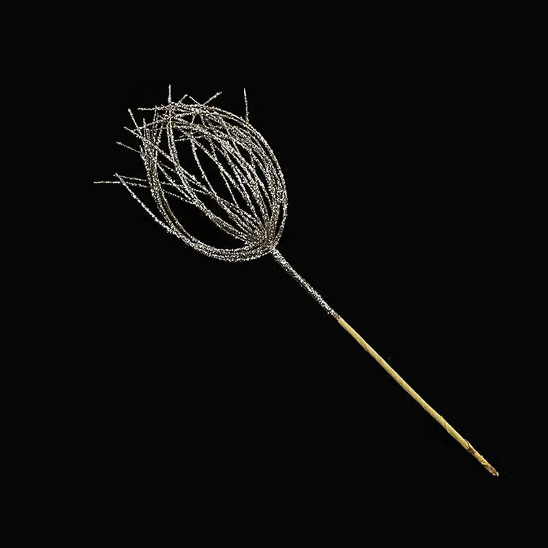 Glitter Christmas Picks Wire Glitter Stems For Christmas Tree 12.6in Fake Christmas Decorations Christmas Tree Filler Picks For