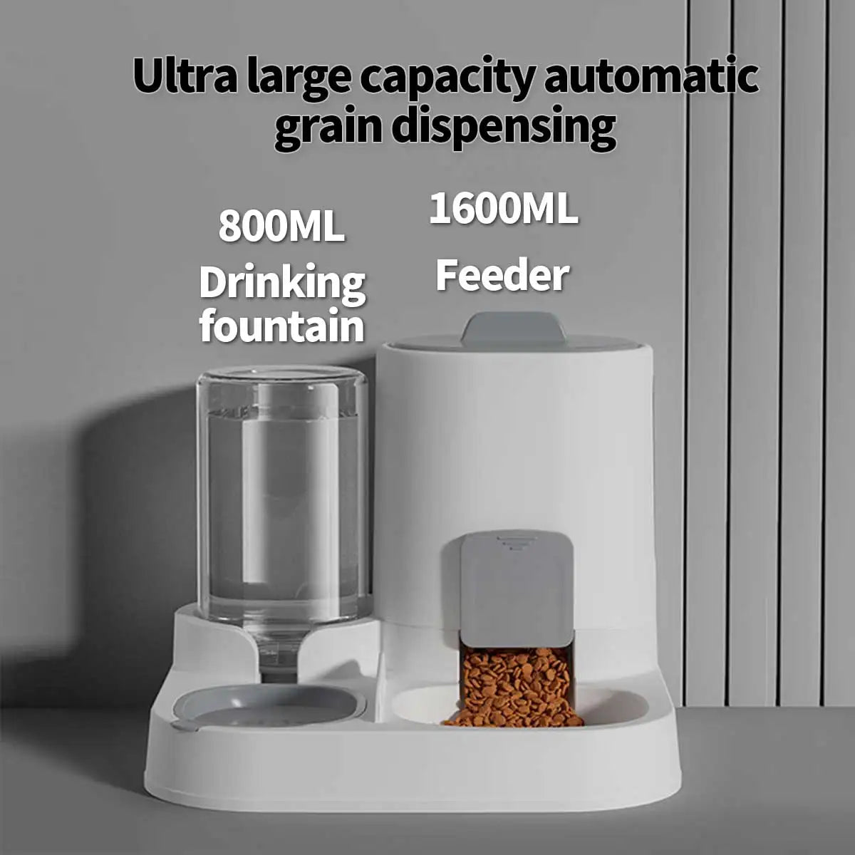 “Automatic Pet Feeder & Water Dispenser cat & dog