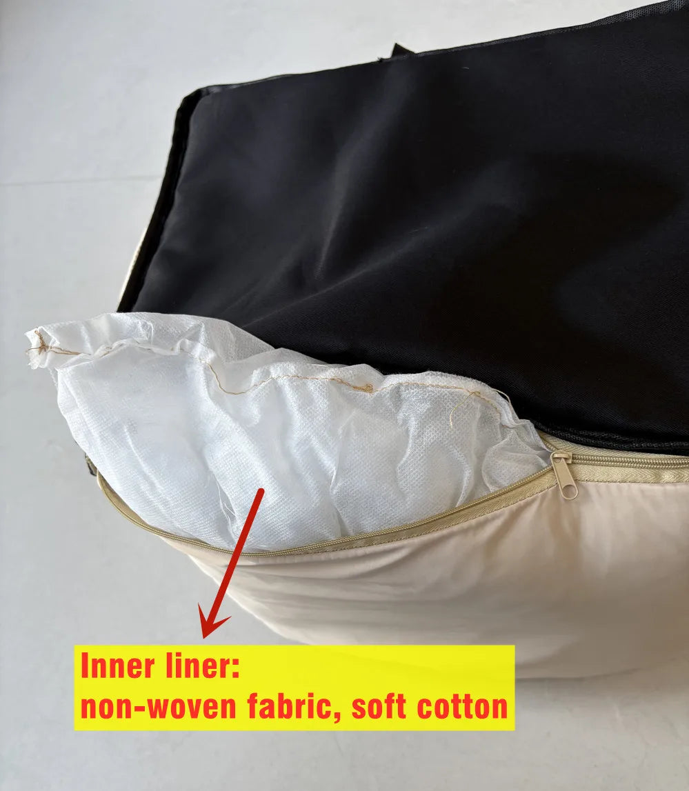 Four-Season Dog Car Seat with Safety Belt, Washable Pet Booster Nest