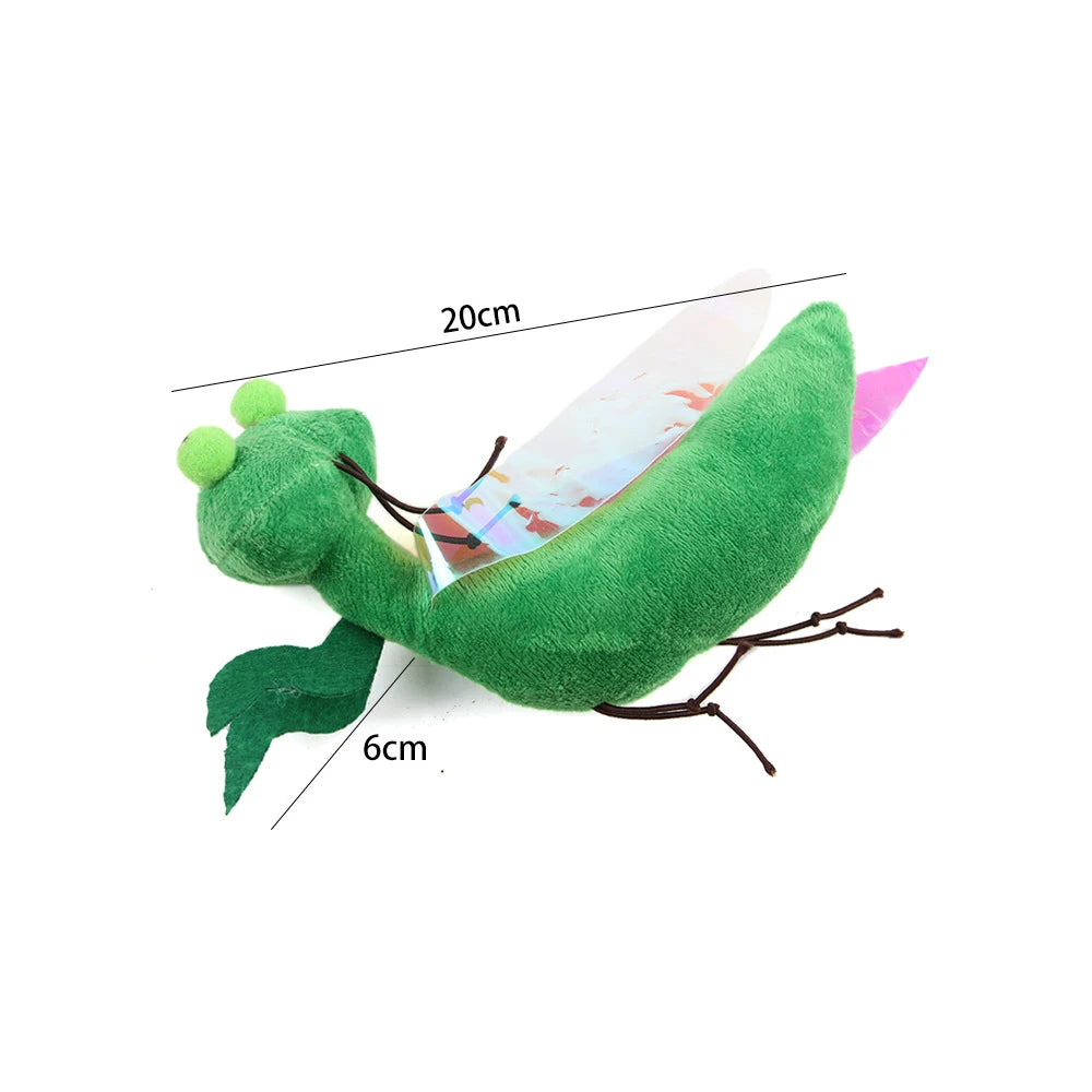 Caterpillar Catnip & Silvervine Cat Chew Toy – Interactive Molar Teeth Cleaning Toy for Cats & Kittens