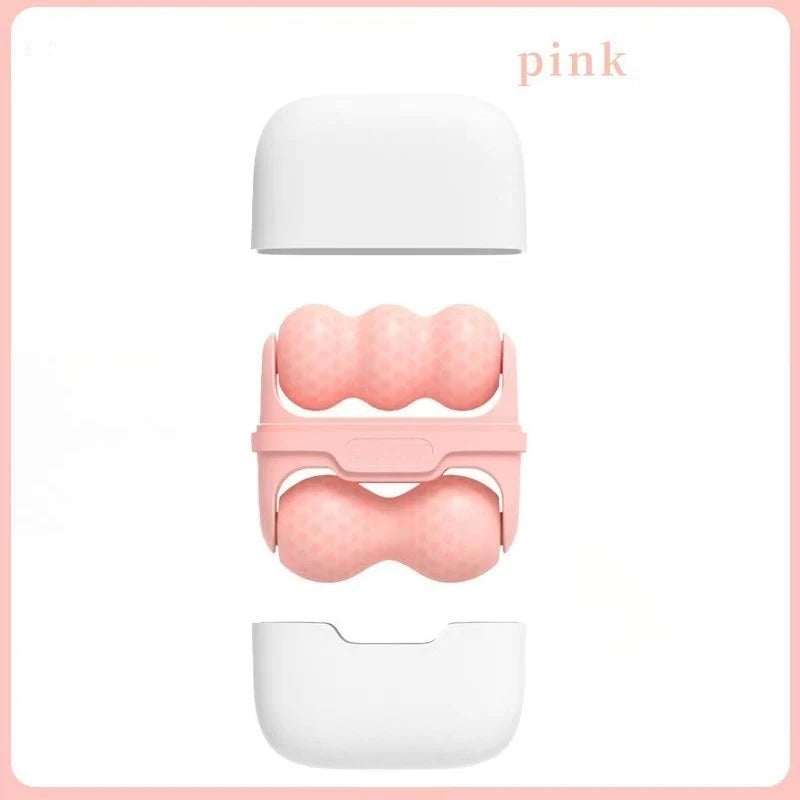 Double-Headed Facial Ice Roller - Resin Massage Tool for Face and Head, Fragrance-Free, Battery-Free Design - PULSE MART
