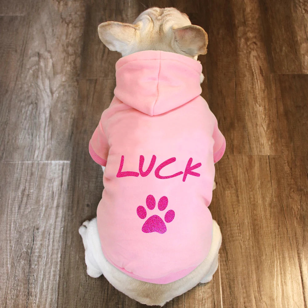 Custom Personalized Dog Hoodie - Warm Winter Coat for French Bulldogs & Large Breeds