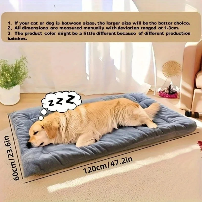 The Orthopedic Calming Crate Mat & Plush Dog Bed