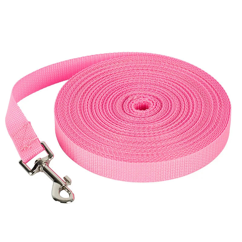 Long Dog Training Leash (1.2M - 30M) - Extended Nylon Tracking Rope