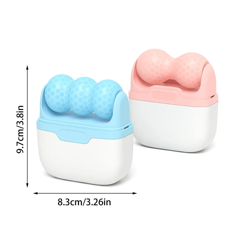 2-in-1 Facial Cold Massage Roller - Ice Roller for Face and Eyes, Pain Relief, and Skin Care Tool - PULSE MART