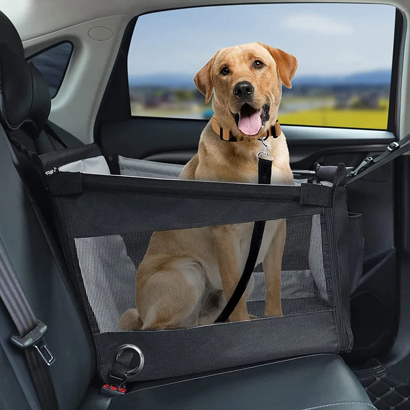 Car Pet Seat Carrier – Safe & Portable Travel Basket for Dogs & Puppies