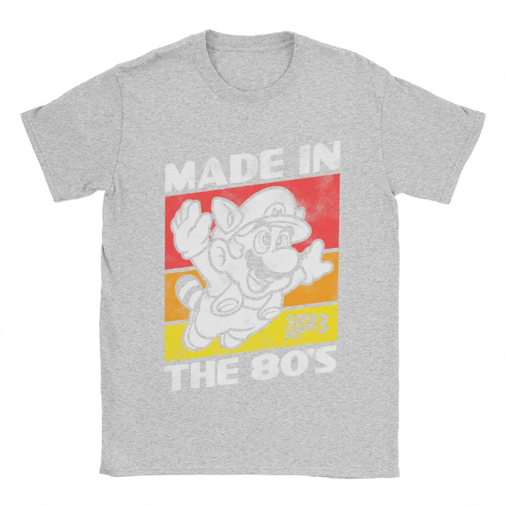 Men’s “Made In The 80s” T-Shirt – Funny Retro Cotton Short Sleeve Tee