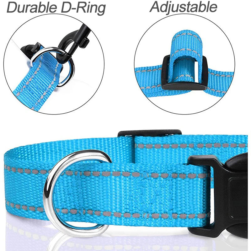 GXQ07 Choker Dog Collar: Decorative Adjustable Neckband for All Breeds