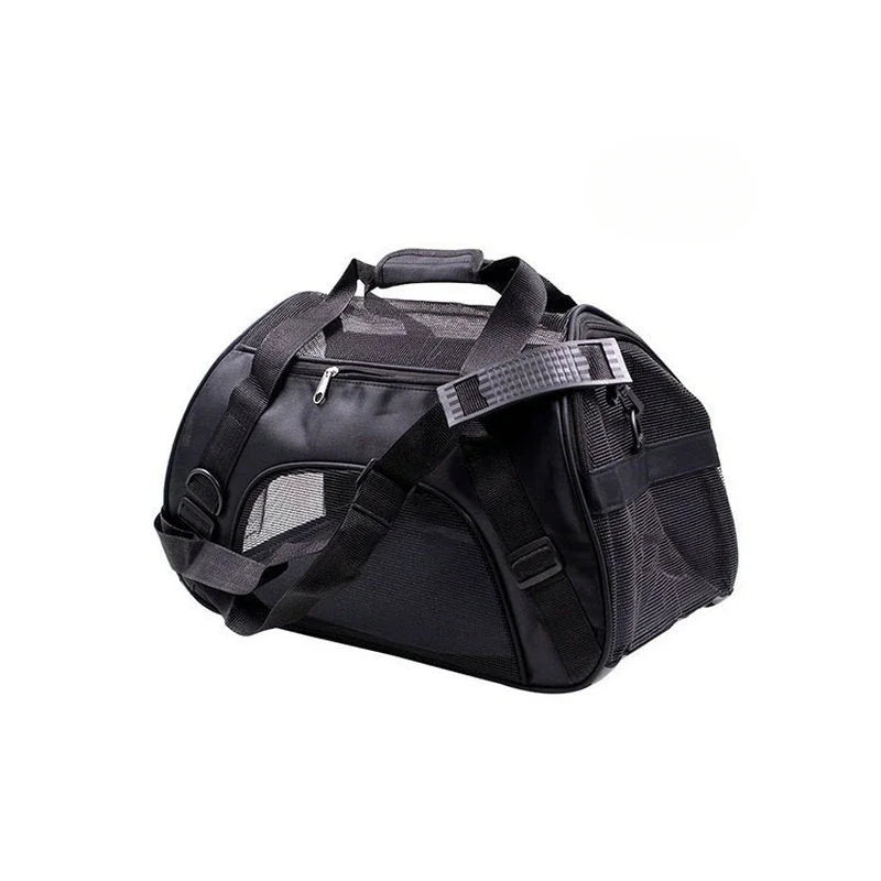 Portable Cat & Dog Carrier Bag – Foldable Breathable Mesh Pet Travel Handbag