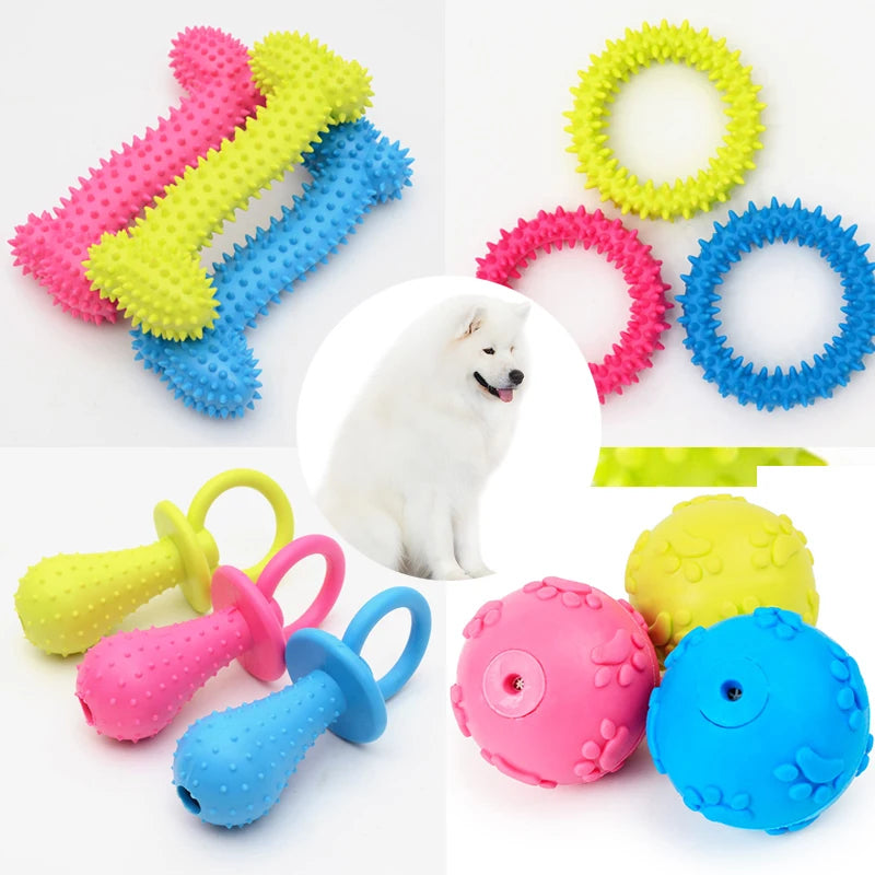 Tough Puppy Teething Chew Toy - Interactive Dental Care for Small Dogs