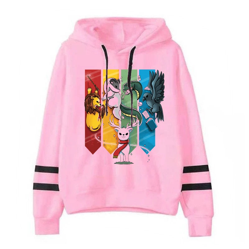 Magic Animal Ladies Hoodies Sweatshirts Long Sleeve