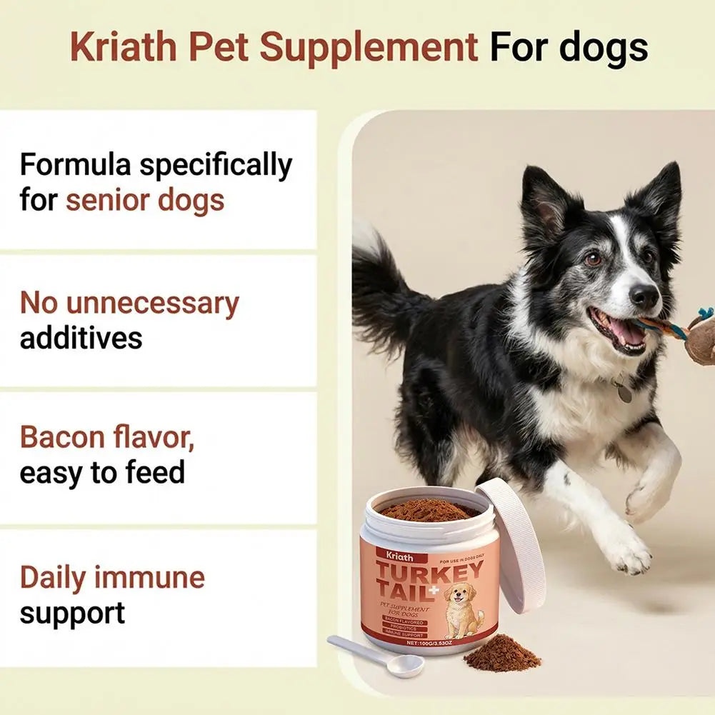100g Dog Immune Support Powder – Daily Immunity Defense & Wellness Supplement