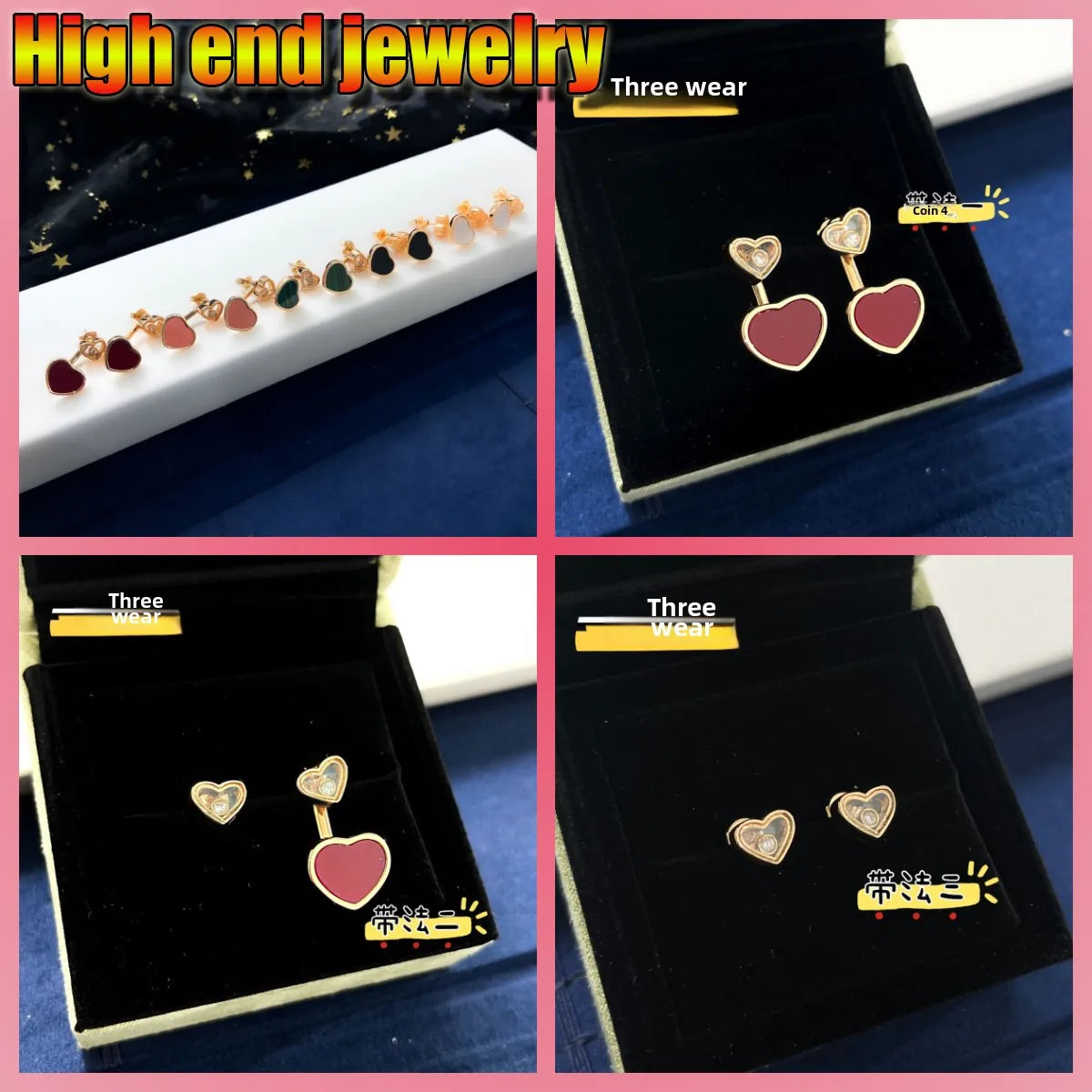 2025 New Fashionable Minimalist, Small and Popular, Exquisite Love Earrings for Women