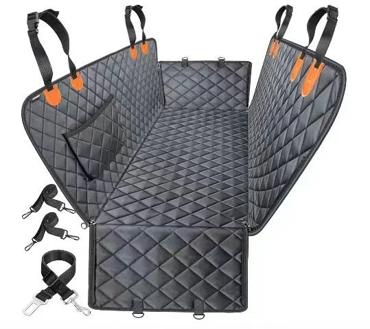 Waterproof Dog Car Seat Cover, Heavy-Duty Back Seat Travel Hammock
