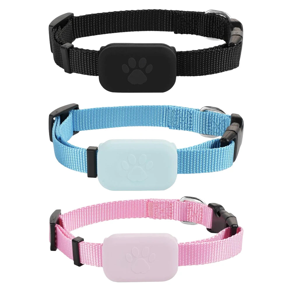 Waterproof Pet GPS Tracker – Real-Time Dog & Cat GPS Locator with Adjustable Collar