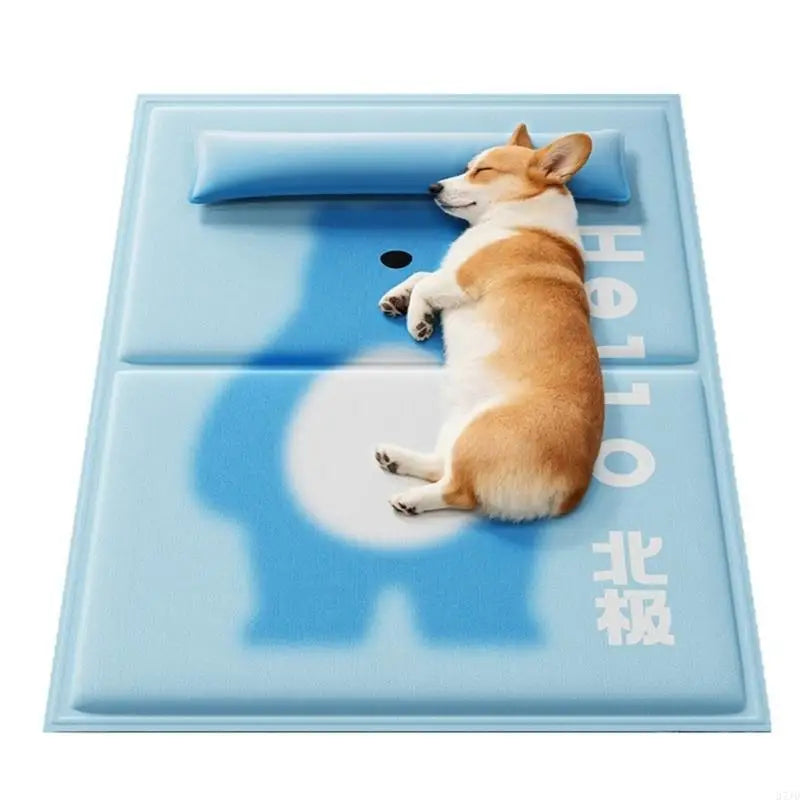 Waterproof Dog Cooling Mat, Heavy-Duty Cold Bed for Large Dogs (Model 37JD)