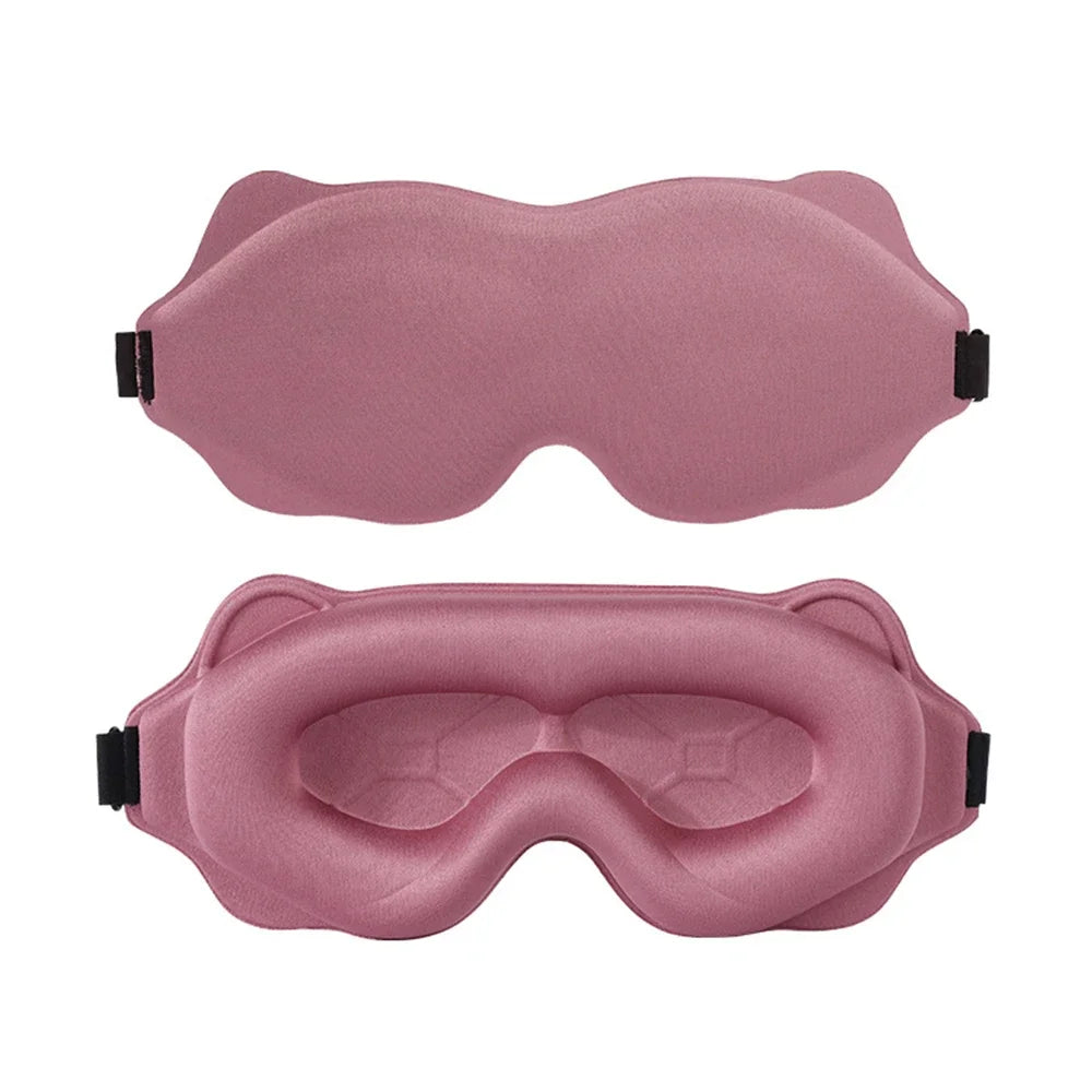 3D Sleeping Mask – Light Blocking, Soft Padded Eye Shade &amp; Sleeping Aid - PULSE MART