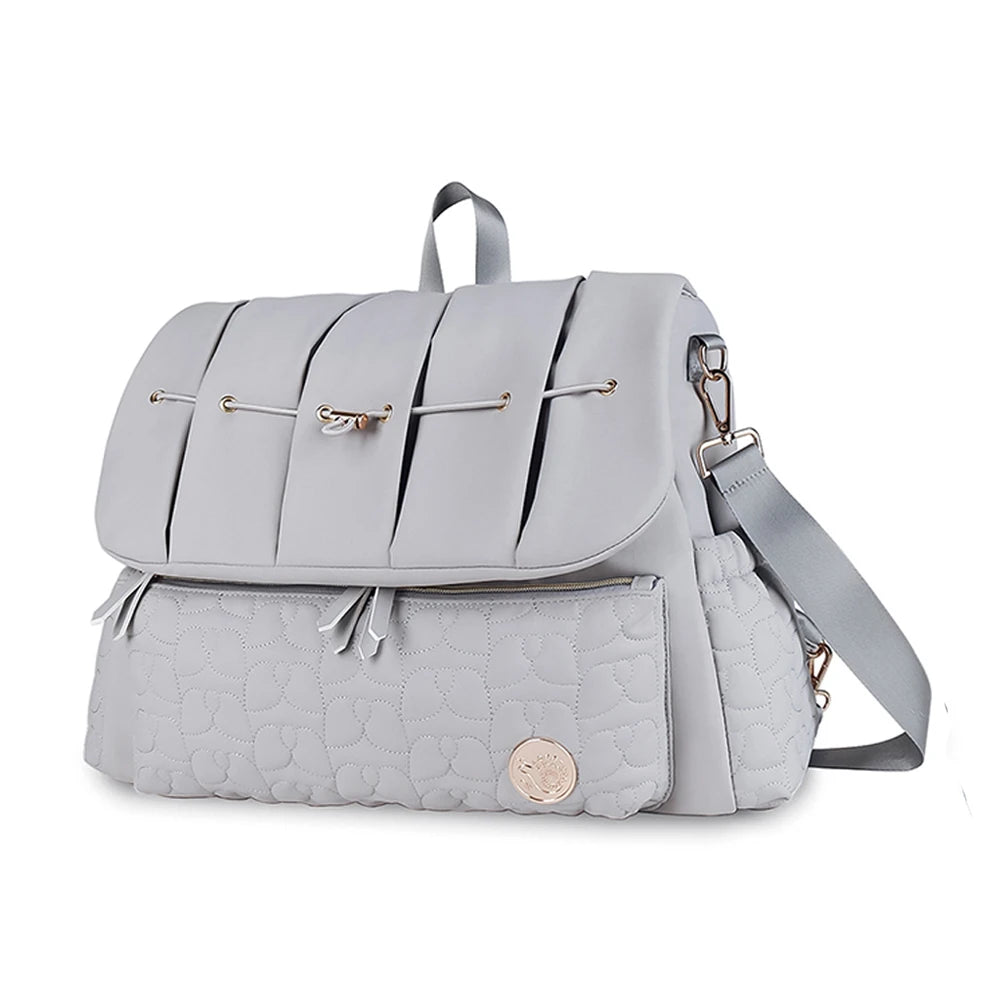 Baby Diaper Bag Backpack For Maternity Nappy Bag Removable Shoulder Straps Fashion Waterproof Mommy Handbag With Changing Pad - PULSE MART