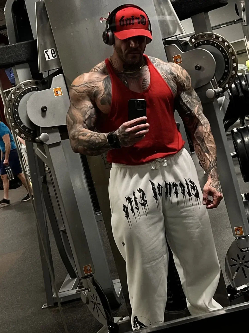 European and American Men's New Year Wear Sports Pants Casual Sports Training Pants