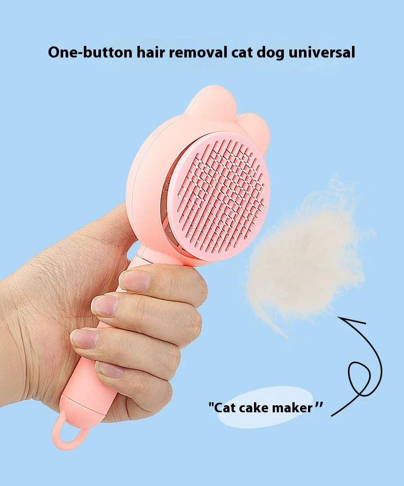 3-Piece Cat Grooming Kit – Cat Nail Clippers, Grooming Brush & Flea Comb Set