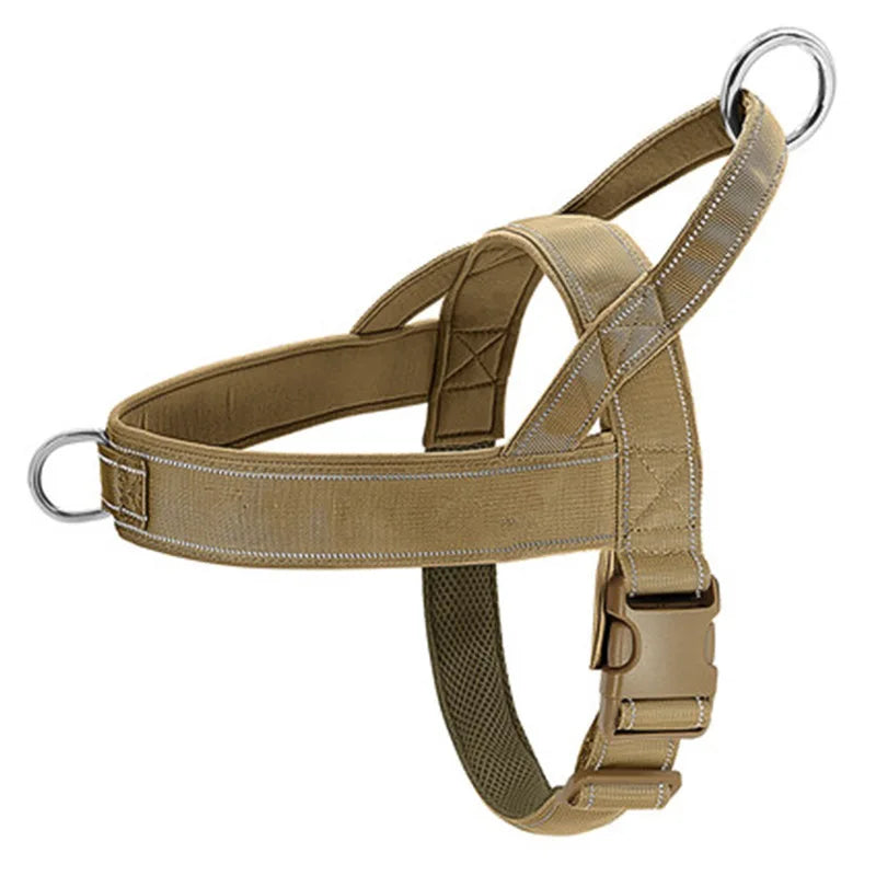 Tactical Anti-Pull Dog Harness: 1000D Nylon Vest with Handle