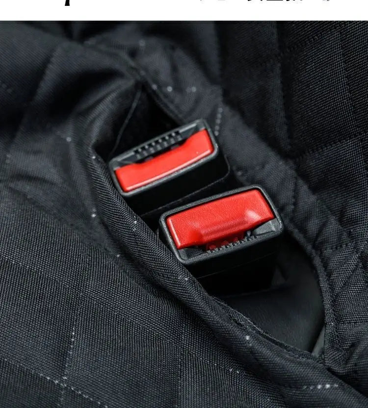 Waterproof Dog Car Seat Cover, Convertible Rear Seat Protector with Armrest Opening