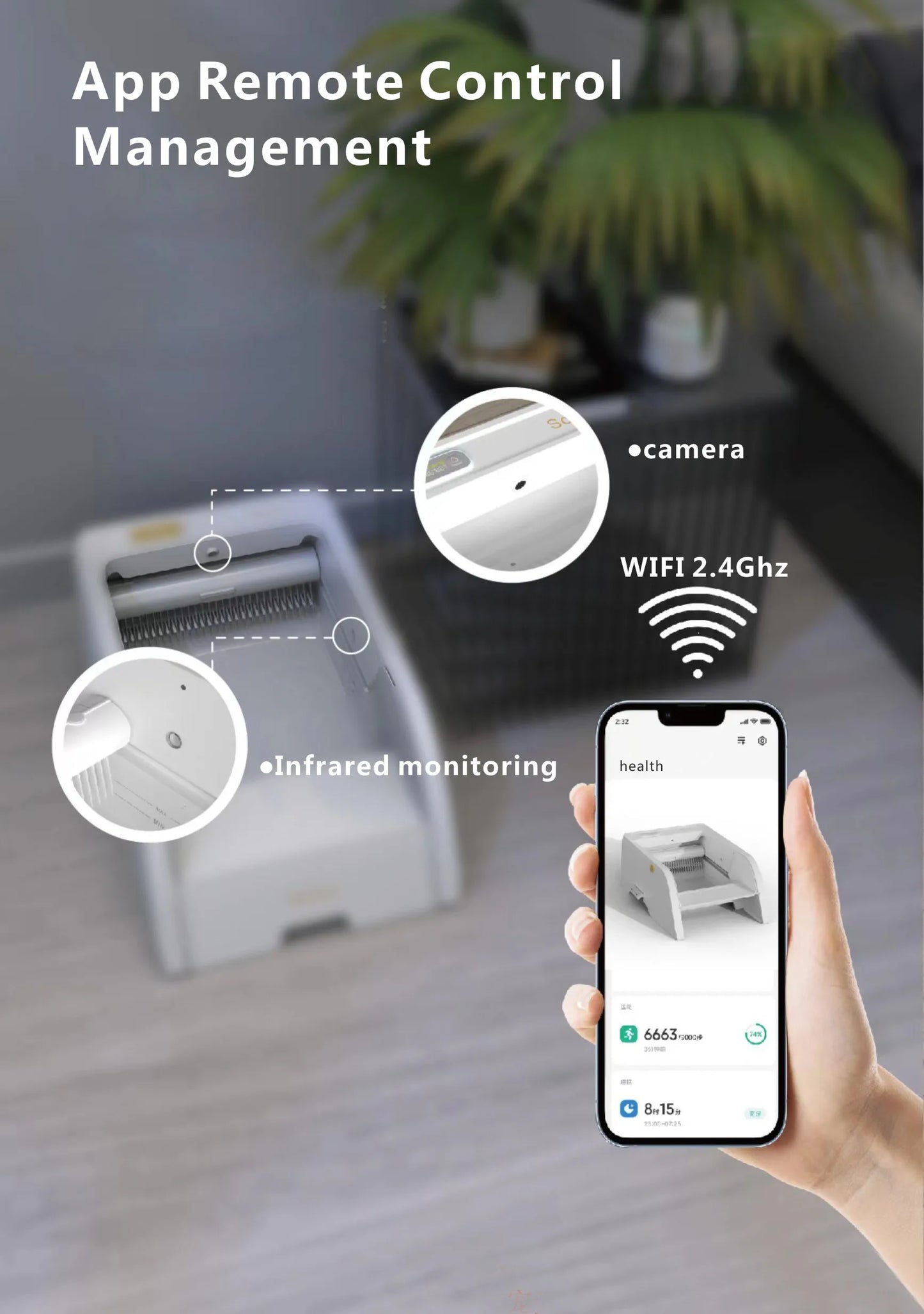 Automatic Self-Cleaning Cat Litter Box – Smart Electric Litter Box with App Control