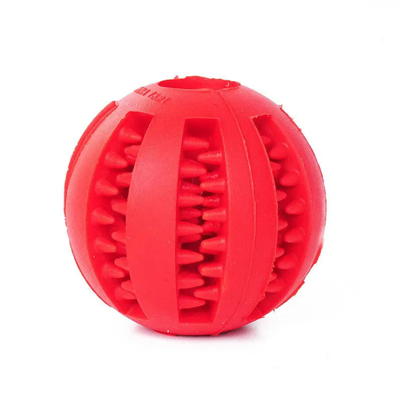 Interactive Treat Dispensing Dog Ball - Nontoxic Teeth Cleaning Chew Toy