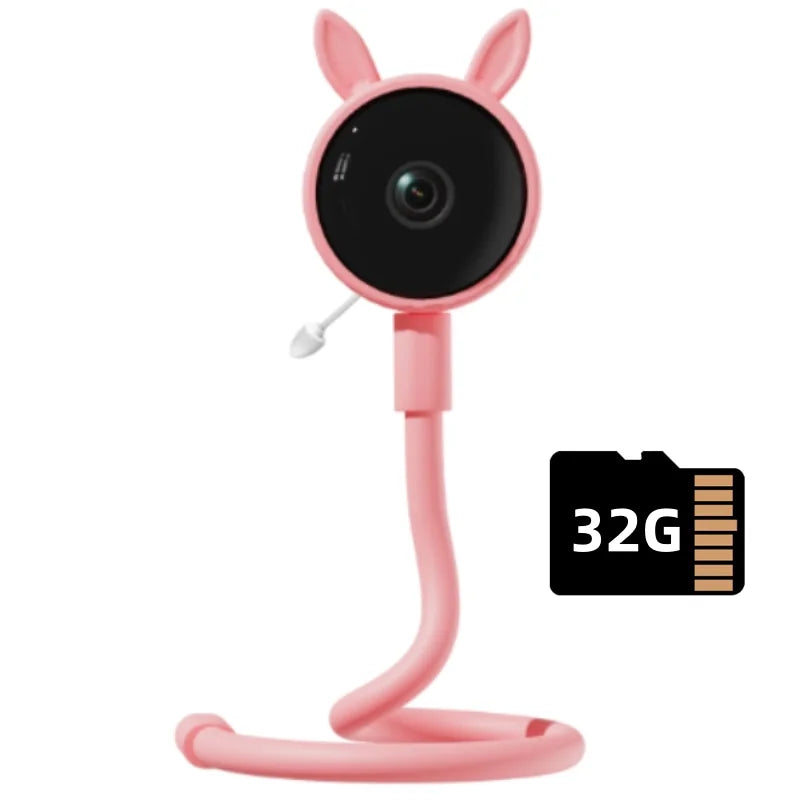 1080P HD Baby Monitor Tuya APP Remote Control 2 Million Pixel Camera Sound Temperature Detection Infrared Night Vision Babyphone - PULSE MART