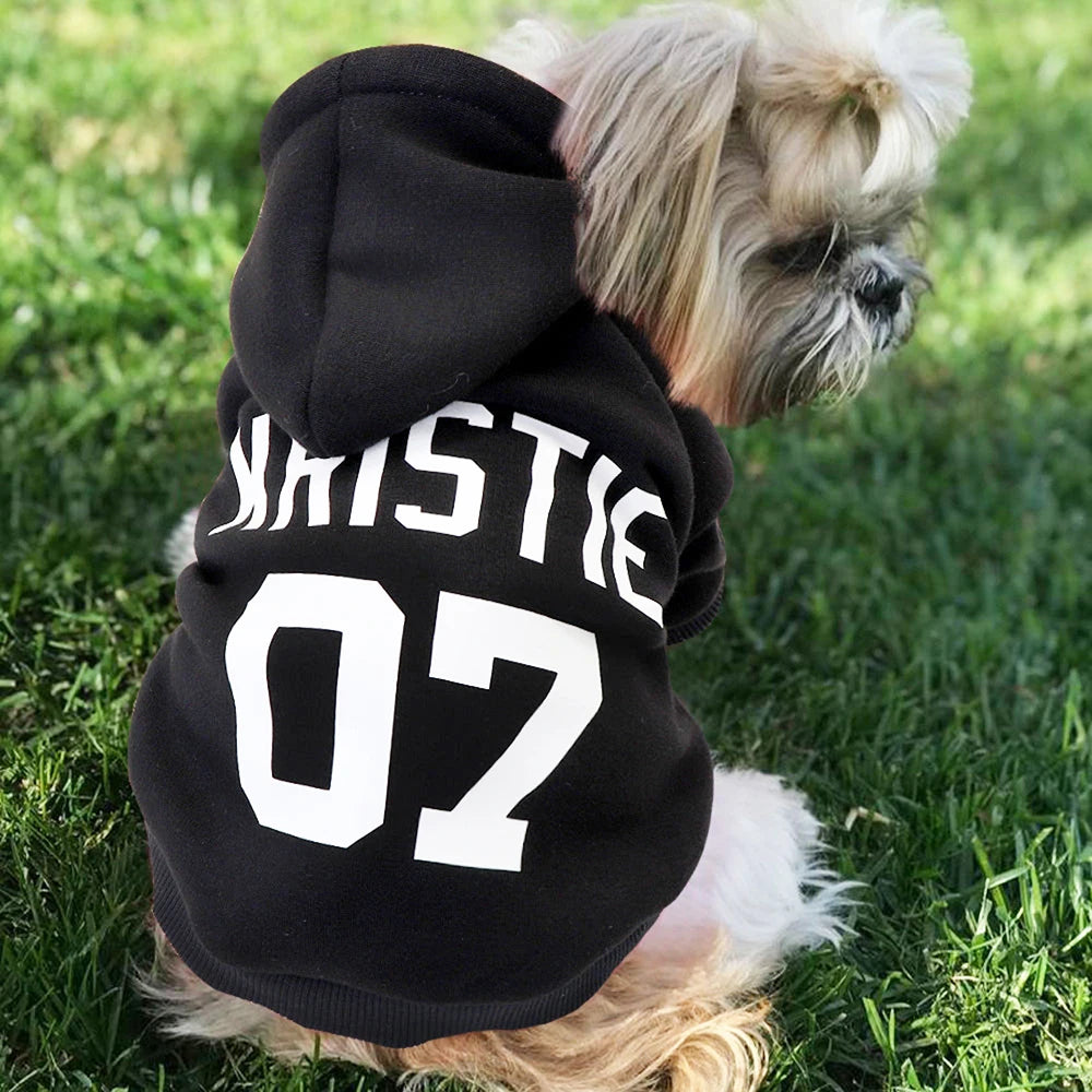 Custom Personalized Dog Hoodie - Warm Winter Coat for French Bulldogs & Large Breeds
