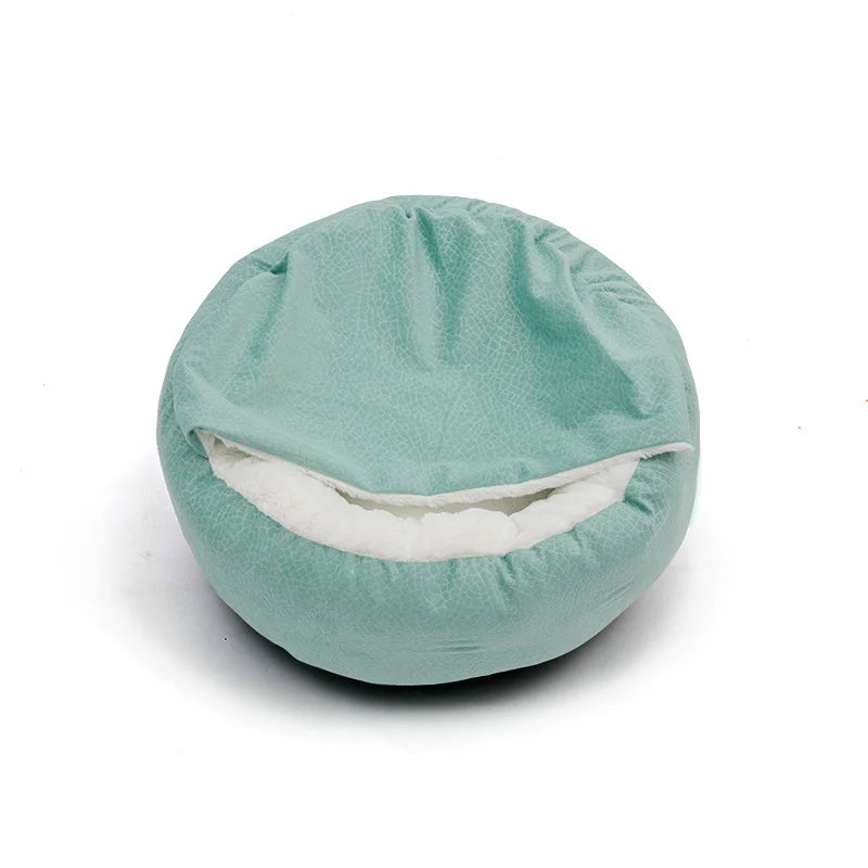 Benepaw Orthopedic Hooded Dog Bed, Warm Waterproof Pet Cuddler