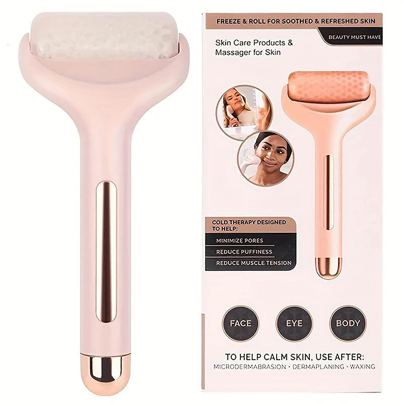Reusable Cooling Facial Massage Roller - Skin Lifting, Firming, and Wrinkle-Smoothing Beauty Tool for Home Use - PULSE MART