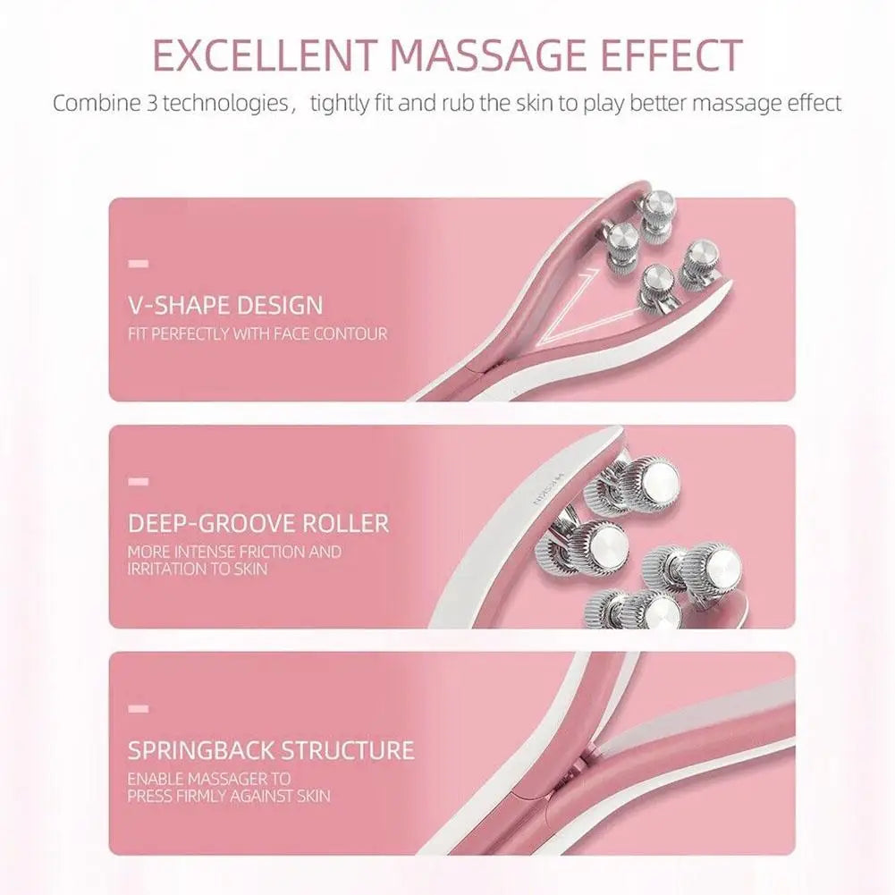 Beauty Face Massager Roller – Y Shape Facial Lifting Device &amp; Double Chin Remover - PULSE MART