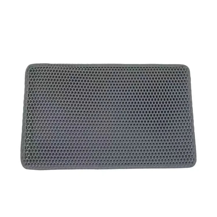 Double-Layer Waterproof Cat Litter Mat – Non-Slip Washable Trapping Pad