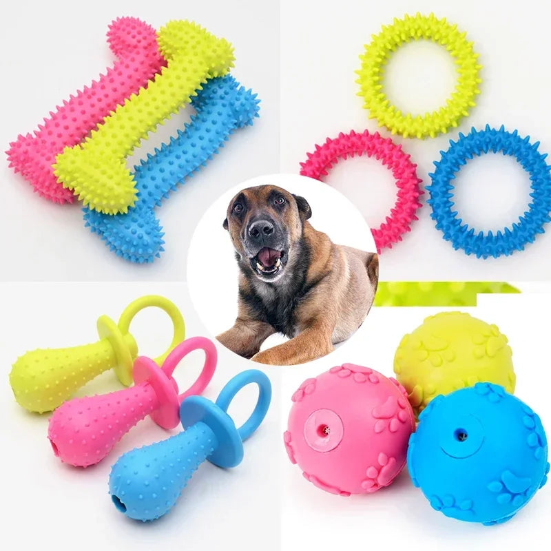Tough Puppy Teething Chew Toy - Interactive Dental Care for Small Dogs