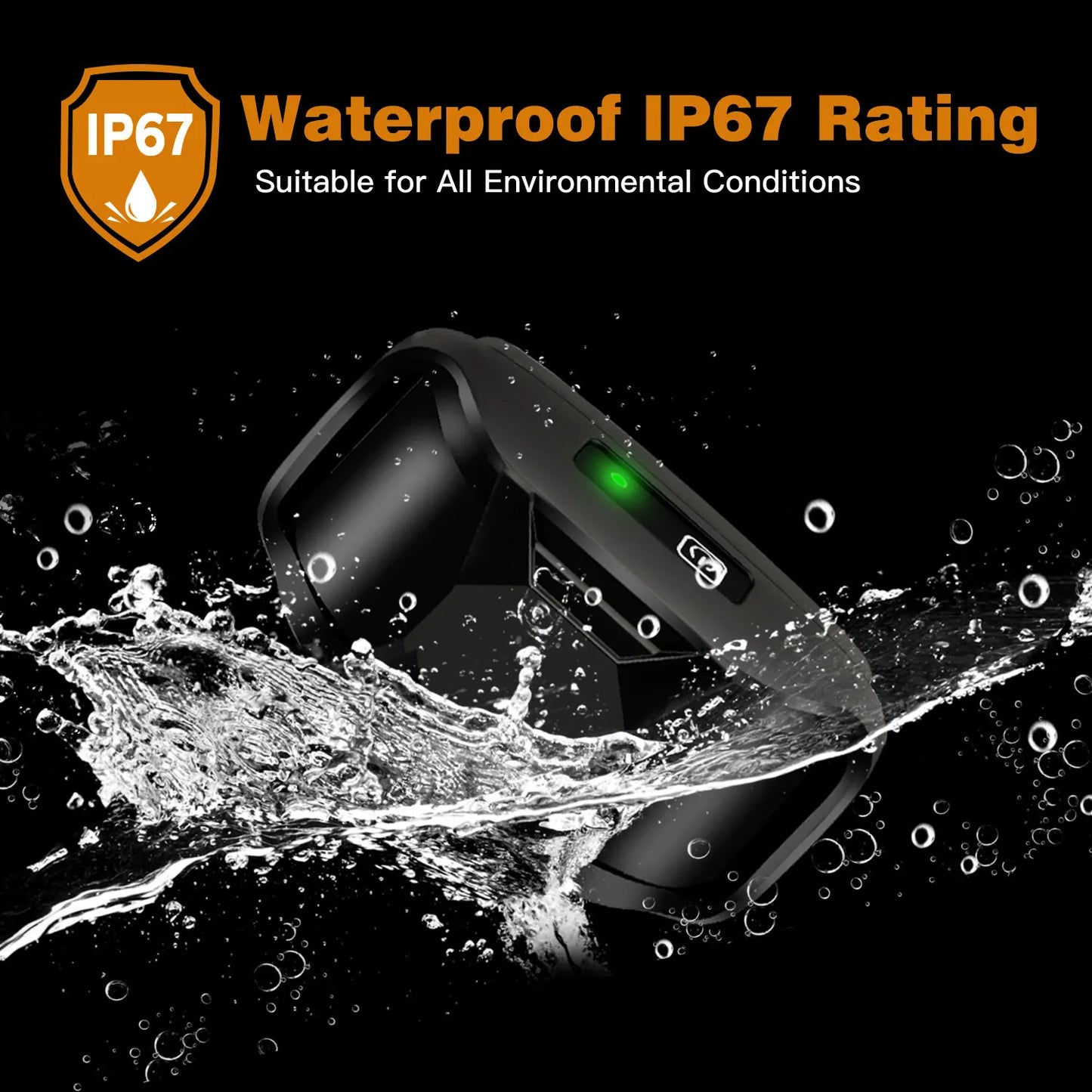 3300Ft Remote Electric Dog Training Collar - Waterproof Behavior Aid with Shock & Vibration