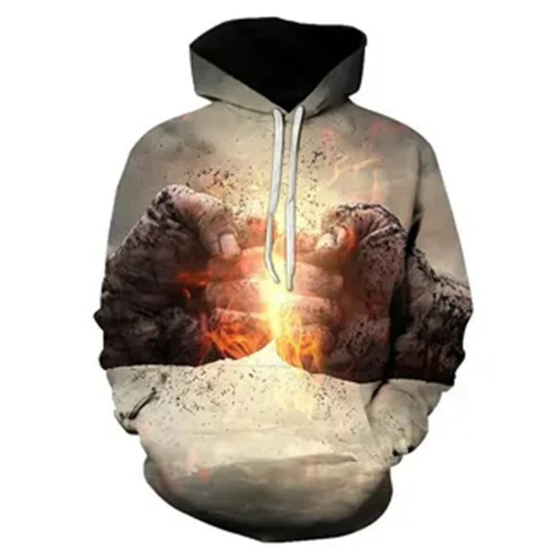 Hoodies Men Women  Animal Sweatshirts Funny 3D Printed  Autumn Fall Fashion
