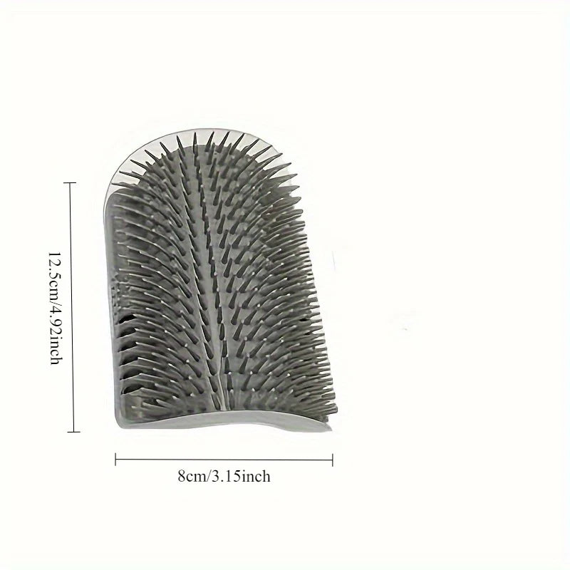 Wall-Mounted Cat Grooming Brush – Self-Groomer Massage Comb for Cats & Small Dogs