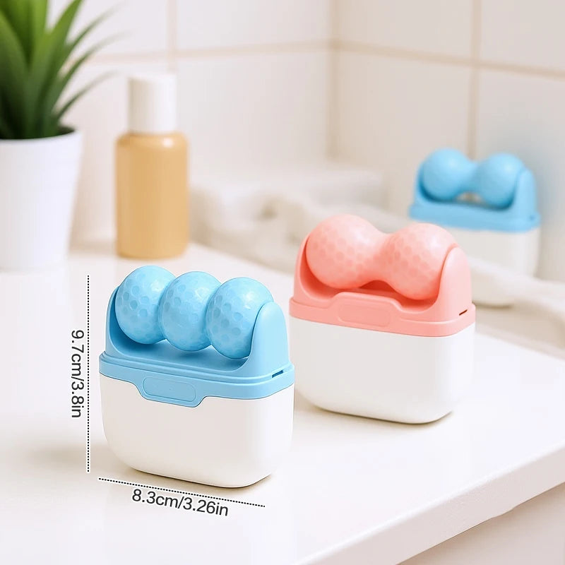 2-in-1 Facial Cold Massage Roller - Ice Roller for Face and Eyes, Pain Relief, and Skin Care Tool - PULSE MART