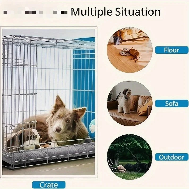 The Orthopedic Calming Crate Mat & Plush Dog Bed