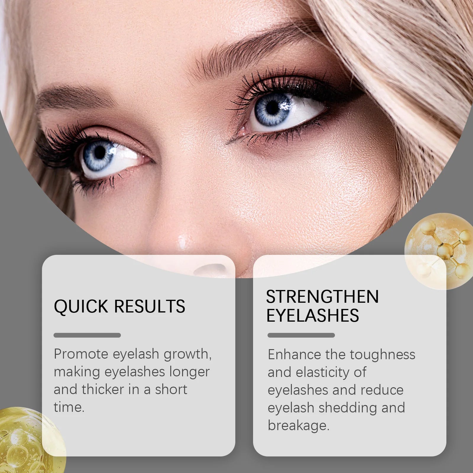 Gentle and Moisturizing Eyelash Growth Serum - Achieve Natural Curl, Smudge-Resistant Lashes - PULSE MART