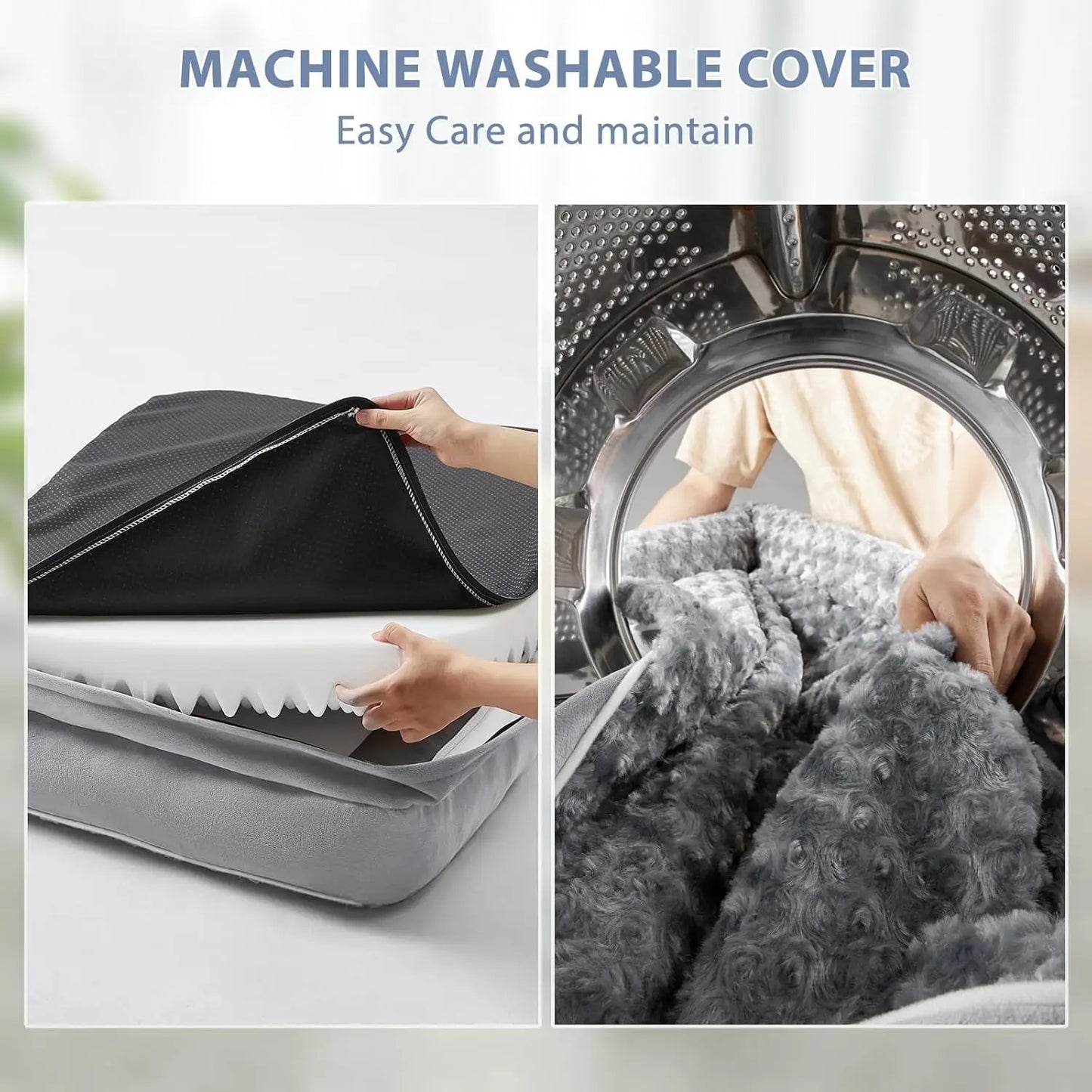 Orthopedic Dog Bed for Large Dogs, Waterproof Washable Sofa Bed