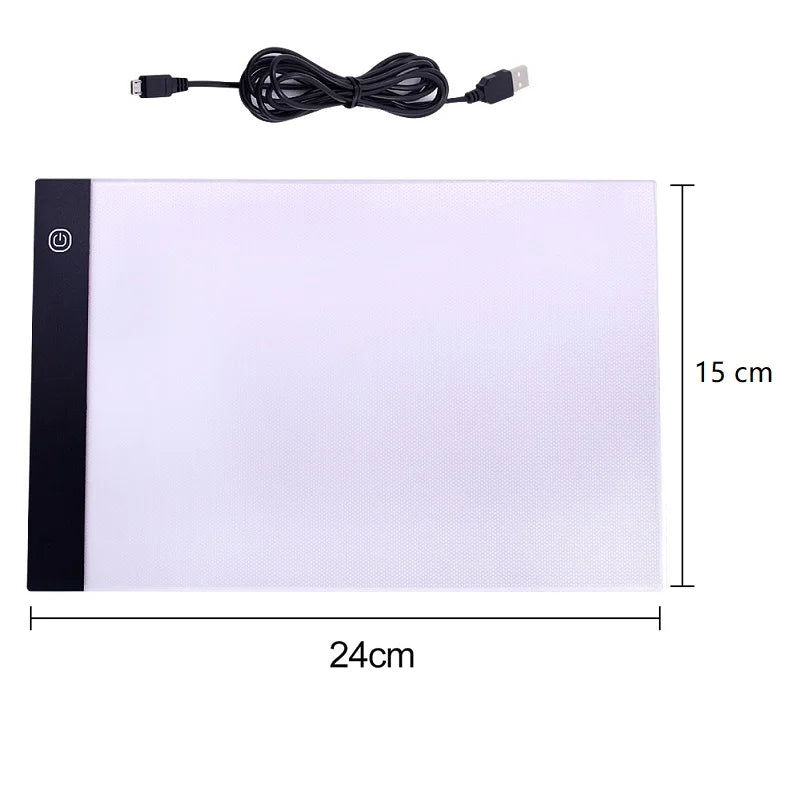 A5 LED Drawing Tablet Digital Graphics Pad USB LED Light Box Copy Board Electronic Art Graphic Painting Writing Table