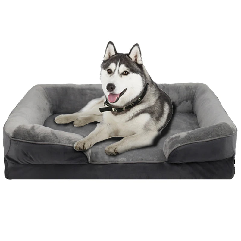 Orthopedic Dog Bed Sofa Bed, Extra Large Washable Pet Couch