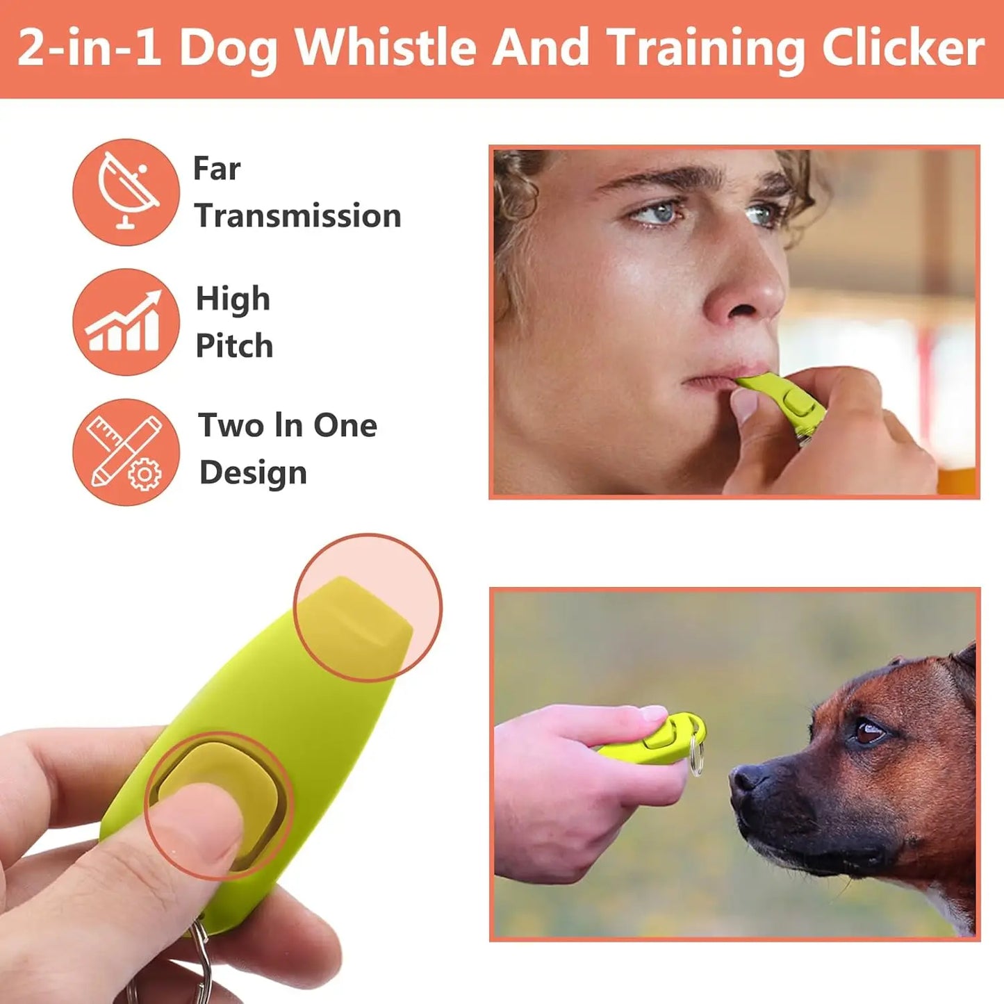 Ultimate Dog Training Kit - Treat Pouch, Clicker, Silent Whistle & Guide Set